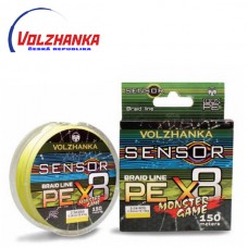 Pletená šňůra Volžanka SENSOR MONSTER GAME X8 150m/0,26mm/13,64kg